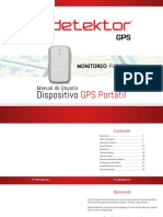 Manual Detektor GPS Portatil GL300