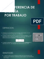 Transferencia de Energía de Trabajo