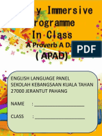 English Language Panel Sekolah Kebangsaan Kuala Tahan 27000 Jerantut Pahang NAME: - CLASS