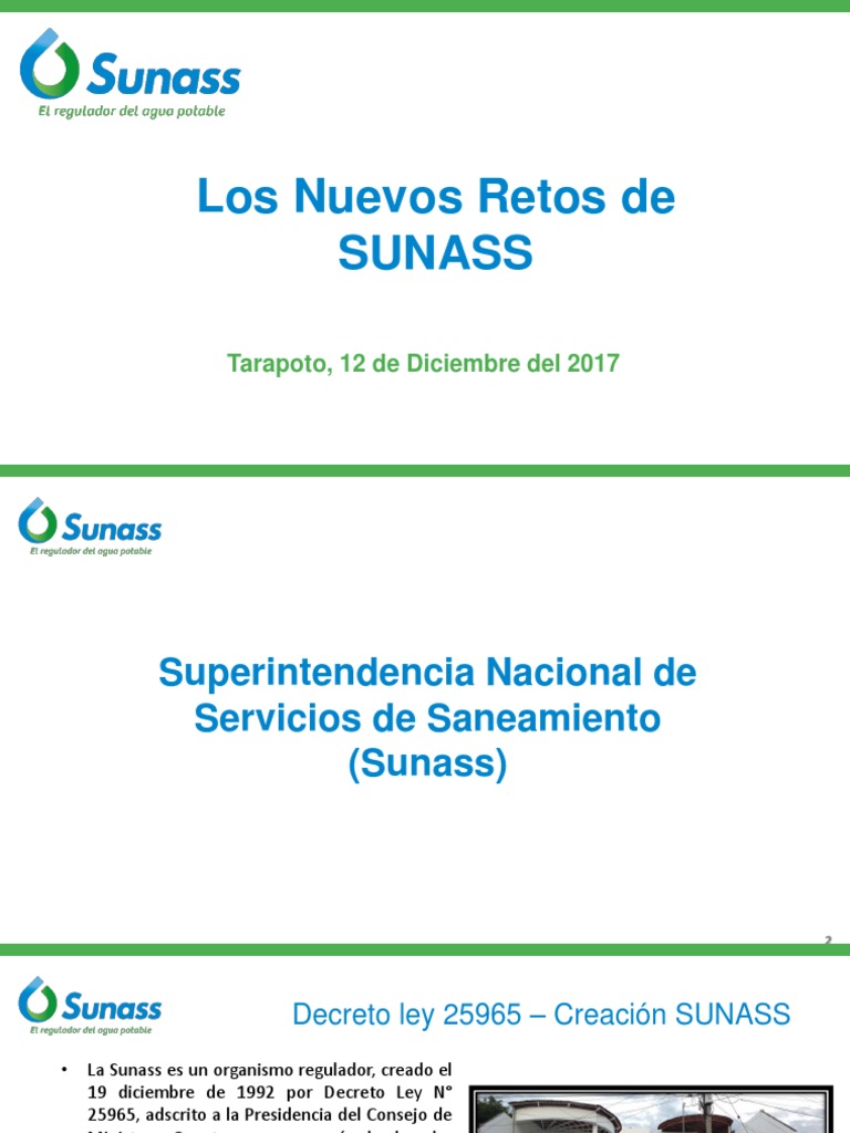 Nuevas Funciones de la SUNASS | PDF | Cooperativa | Calidad (comercial)