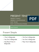 Lesson 5 - Present Tenses