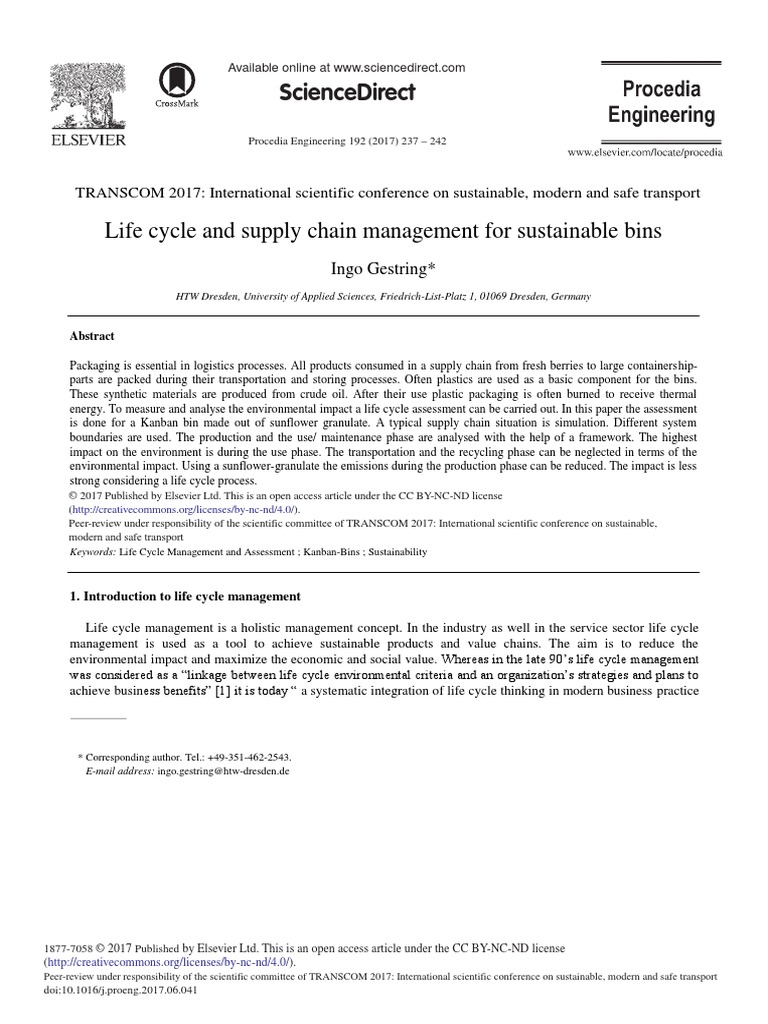 Jurnal 1 | PDF | Life Cycle Assessment | Plastic