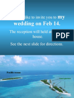 My Wedding On Feb 14.: I Would Like To Invite You To