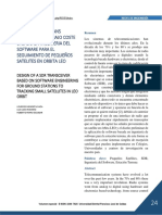 Diseño de Una Trans Receptor SDR de Bajo Coste Basado en Ingenieria Del Software para El Seguimiento de Pequeños Satelites en Orbita Leo.