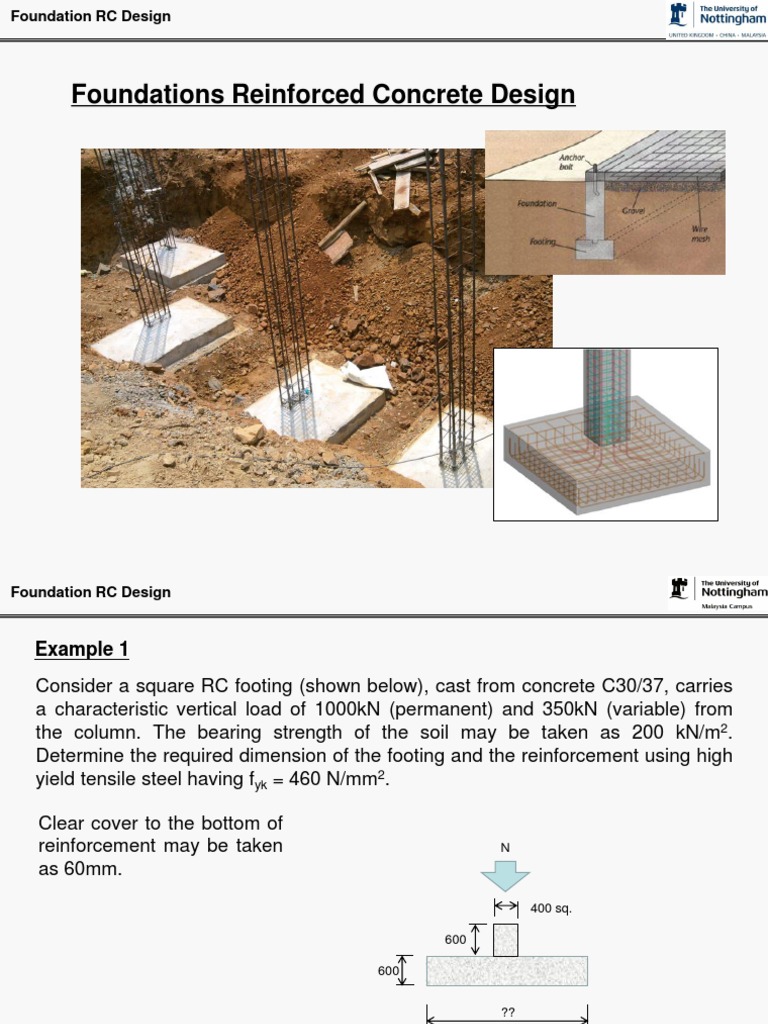 SCD Chapter 10A Foundations - Footing | PDF | Structural Engineering ...
