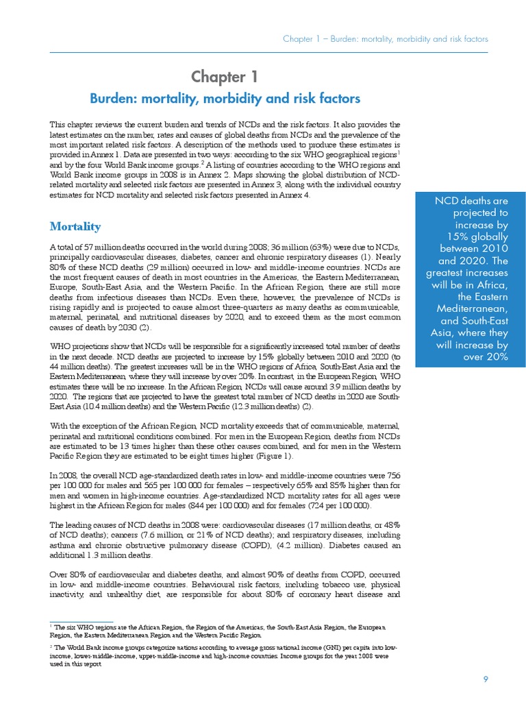 Ncd Report Chapter1 Pdf Pdf Tobacco Smoking Addiction