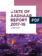 state of aadhar report 2018