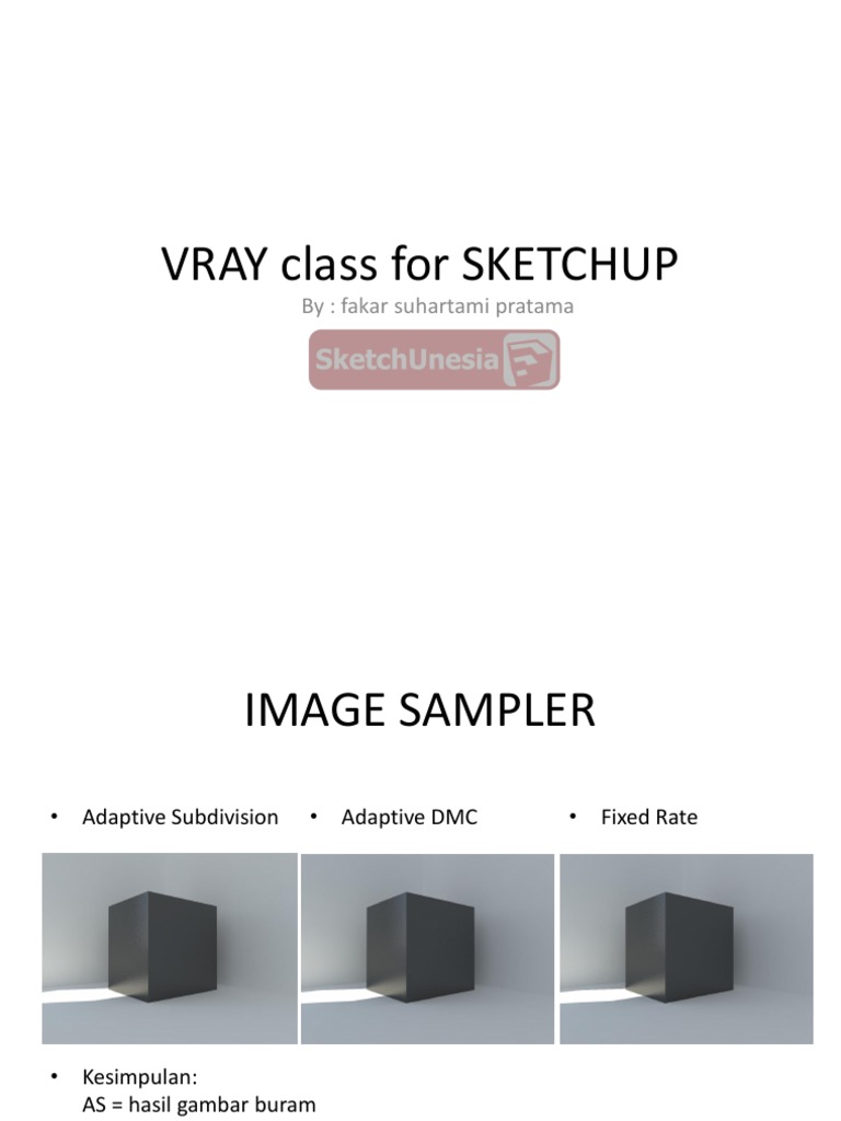 VRAY Class For SKETCHUPpdffnya PDF | PDF