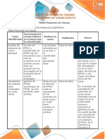 Matriz Resumen y Diagrama Causa Efecto Andres Felipe Rapalino Guerrero