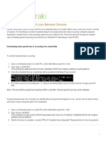 Troubleshooting Packet Loss Between Devices