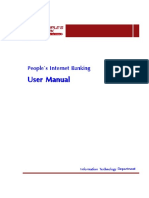 Usermanual Peoples Bank Online