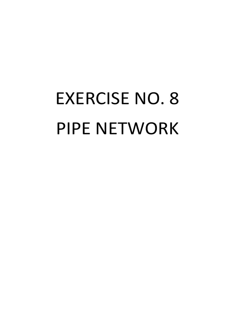 Hydraulic Exercises Overview | PDF | Home & Garden
