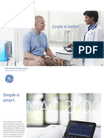 12-Channel Electrocardiograph MAC 2000 With Marquette 12SL Analysis Program For Office Use PDF