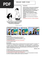 9º Ano Simulado 1 Unidade