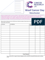 WCD Sponsorship Collection Form