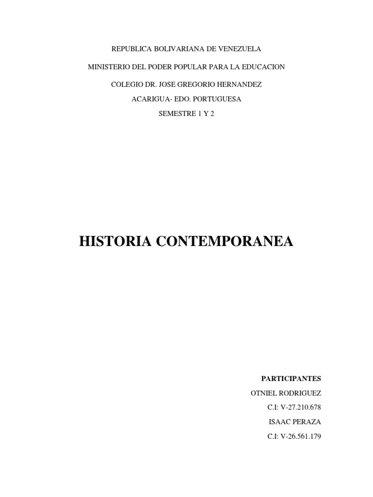 Historia de Venezuela | PDF | Gobierno | Agitación