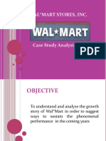 Wal Mart Stores, Inc.: Case Study Analysis