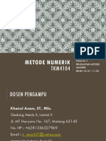 Pengantar Metode Numerik PDF