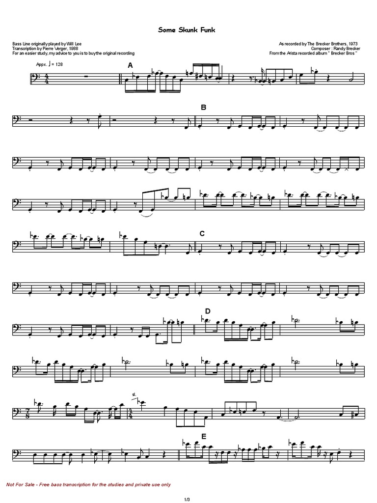 Some Skunk Funk PDF | PDF | Music Industry | African American Music