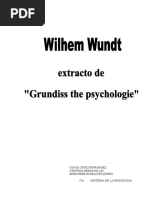 WILHEM WUNDT Compendio de Psicologíaa