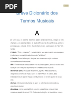Breve Dicionário de Termos Musicais