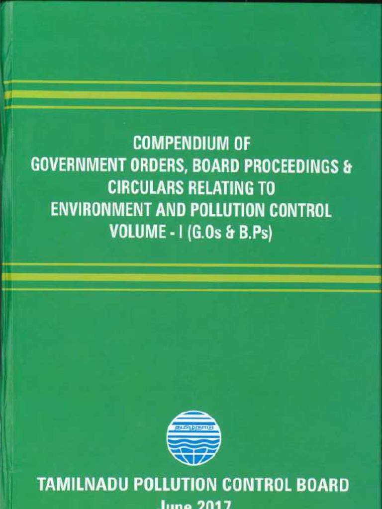 Compendium Vol 01 11117 | PDF | Rupee | Environmental Impact