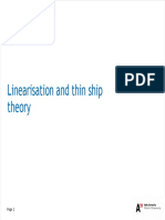 4.6 Linearisation and Thin Ship
