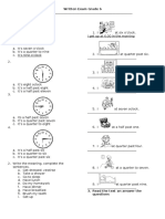 Daily Routines Exam