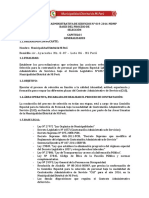 Segunda Convocatoria Cas