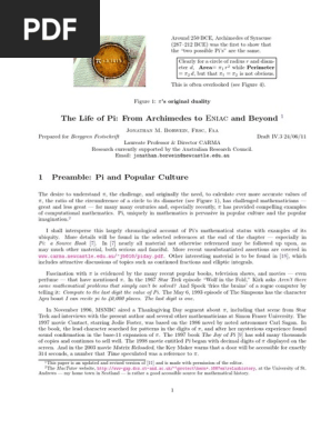 Pi 10 Pdf Pi Numbers