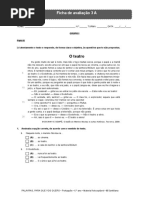 Teste Lp 6º Ano Teatro