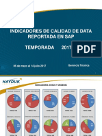 Indicadores Calidad Data SAP