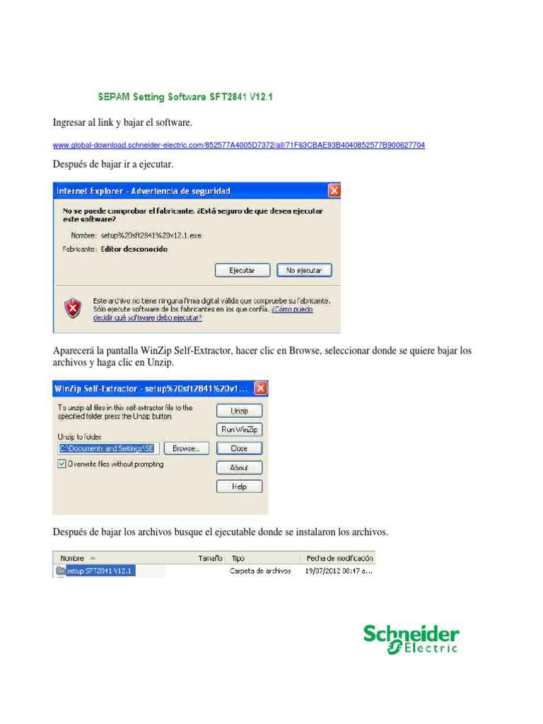 Instalación del Software SFT2841 | PDF