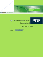 DLink DFL700 & GreenBow IPsec VPN Configuration