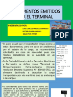 Documentos Emitidos Por El Terminal