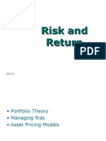 Risk and Return