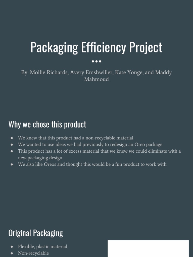 Efficient Oreo Packaging Redesign | PDF | Packaging And Labeling | Nature