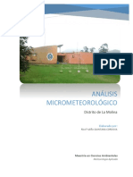 Analisis Micrometeorologia La Molina, Lima, Peru