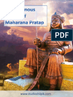 Most Famous Statue of Maharana Pratap