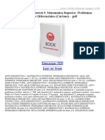 Anti Demidovich 9 Matematica Superior Problemas Resueltos Ecua Ciones Diferenciales (Cartone)