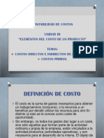 Costos Directos e Indirectos