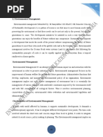 ENVIRONMENTAL MANAGEMENT IMPLICATION OF CLIMATE CHANGE IN NIGERIA