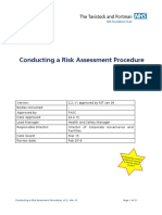 Procedure Conducting Risk Assessment