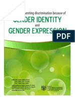 Policy On Preventing Discrimination Because of Gender Identity and Gender Expression