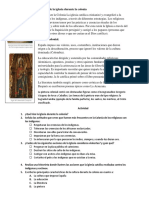 El Papel de La Iglesia Durante La Colonia