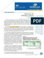 Informe Da Previdencia_segurança Do Trabalho No Brasil
