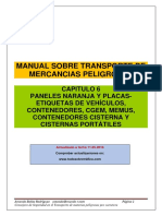 Capítulo 6. Panel Naranja Marcas y Etiquetas Adr 11.05.2016