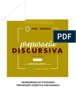 Cronograma Curso Subjetiva Manaus