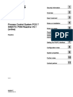 Simatic Process Control System PCS 7 SIMATIC PDM Readme V9.1 (Online)