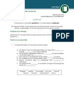 Marketing and Distribution Level I Lesson 1 Activity 1 Introduction